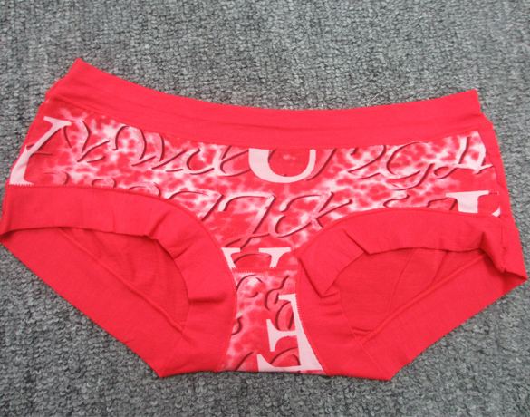 New Fashion Women Letter Printing Underwear Underpants 6Colors Free shipping