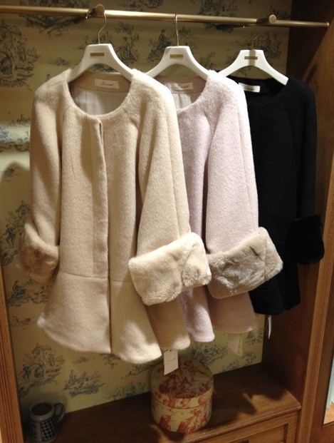 new fashion women's long sleeved O neck ruched woolen outerwear free shipping g3552