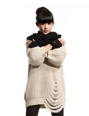 New fashion women's sweater,Leisure loose,Hollow Long Sleeve,Korean style lady's knitwear,Free shipping C265