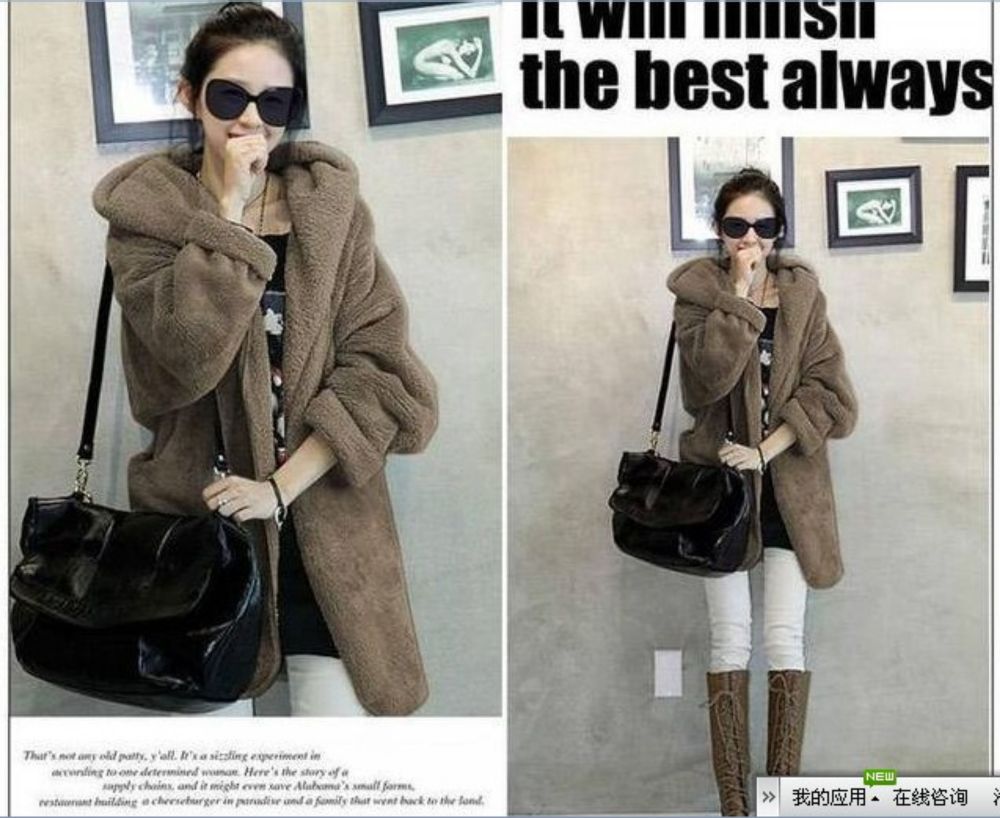 New Fashion Womens Winter Warm Hoodie Down Outerwear Cardigan Jacket Coat free shipping cheap price