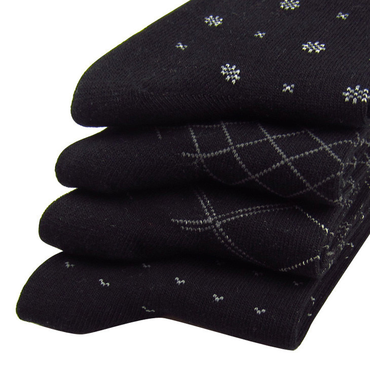 New feona black series women's socks 100% cotton socks chromophous b326