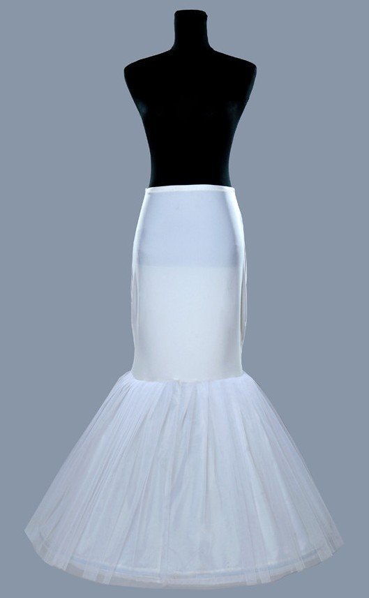 NEW Fishtail Mermaid Cocktail wedding Bridal Petticoat Underskirt Crinoline