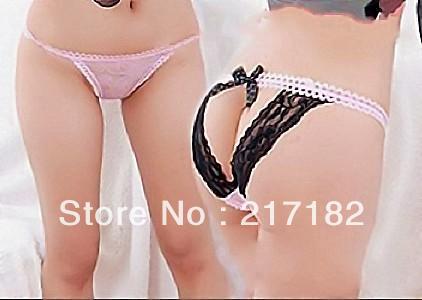 New Free Shipping 16 pieces/lot Briefs  Lacy Leopard Striped Belt Edge Underwear Sexy ladies