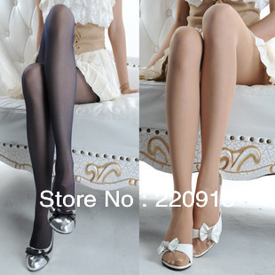 New Free Shipping EMS/DHL ! Super Sexy stockings ultra-thin Black/Flesh stockings pantyhose thin anti-hook stockings