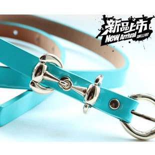 New! Free Shipping, Fashion Cute Candy Color Women's Leather Belt Waistband 1047