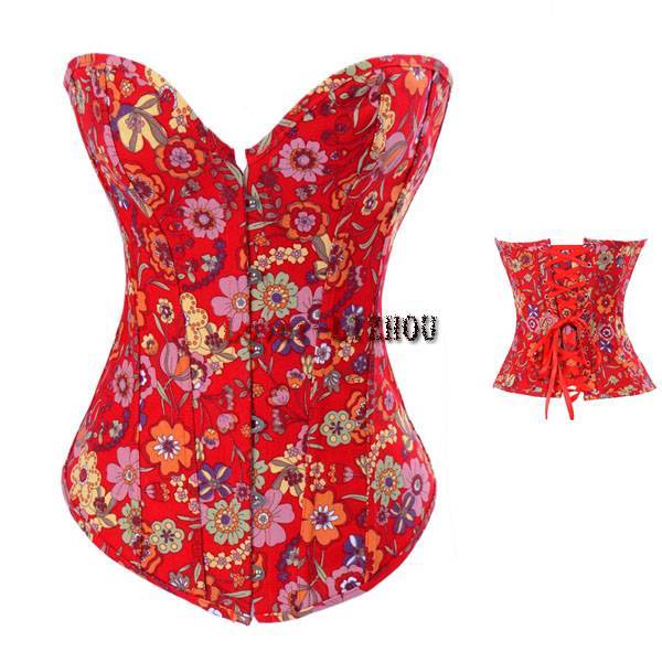 New high quality Jungle series royal corset denim waist cummerbund shapers bra costume sexy bustier