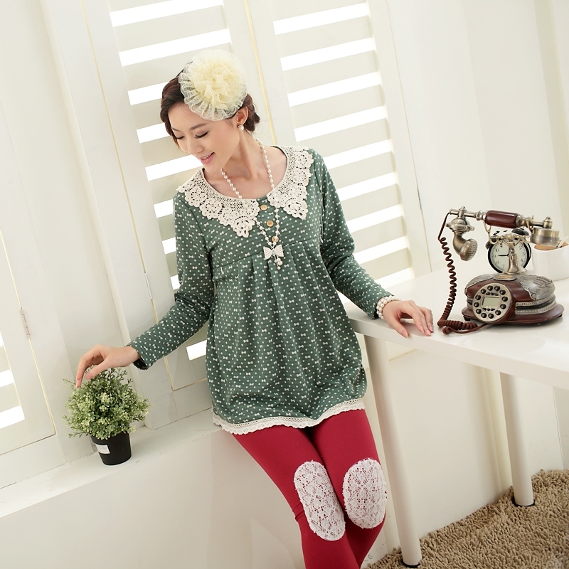 New Hot Sale Maternity clothing spring and autumn maternity nursing t-shirt maternity top 1a2613