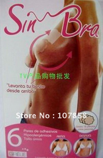 New Instant Breast Lift Bra Tape Cleavage Shaper Bring It Up Lifts Bra Sin Bra TV product (1set=6pairs)