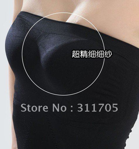 new Japan style germaniun chest wrapped perfect slim body undergarment with race hem free shipping 12pcs/lot