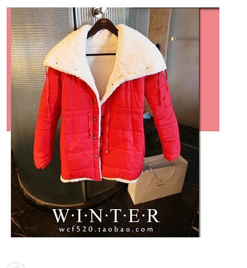New Korean hot big thick bright inner Fleece Jacket ISBN
