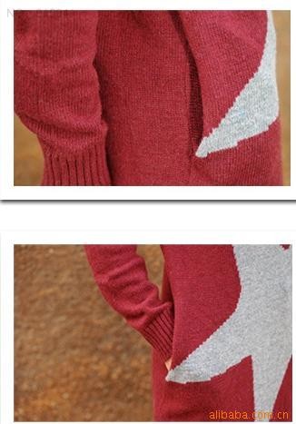 New Korean version of geometric star knitting sweaters and scarves free  shiping YF803