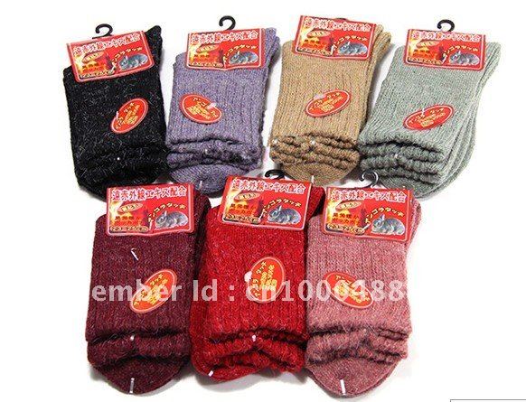 NEW*ladies' wool blend  socks*MIXED LOT BROWN & Red  freeship