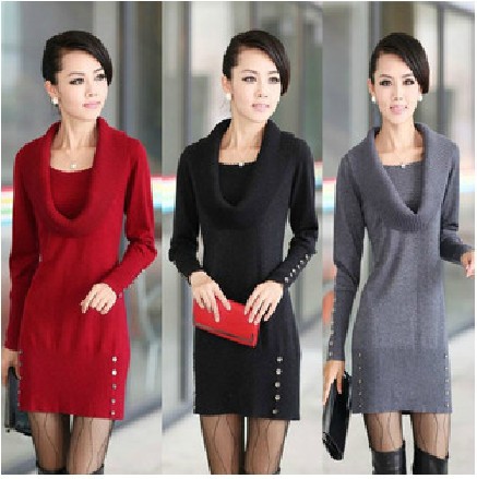 New Lady Cashmere Sweater Fashion grows hair dress sweater Coat