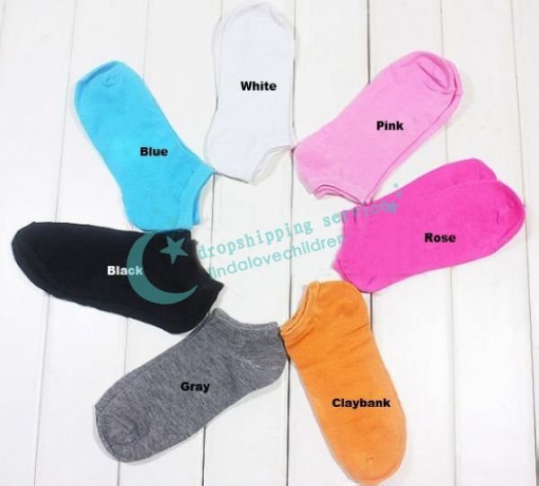 New Lady Comfortable Candy Cute Pure And Random Color Ankle Length Socks Hot Drop Shipping/Free Shipping
