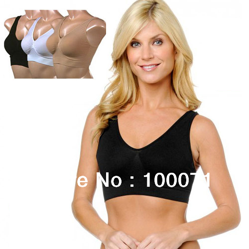 NEW Lady Shear Seamless Leisure Yoga Vest Sports Bra Tops  [13981|99|01]