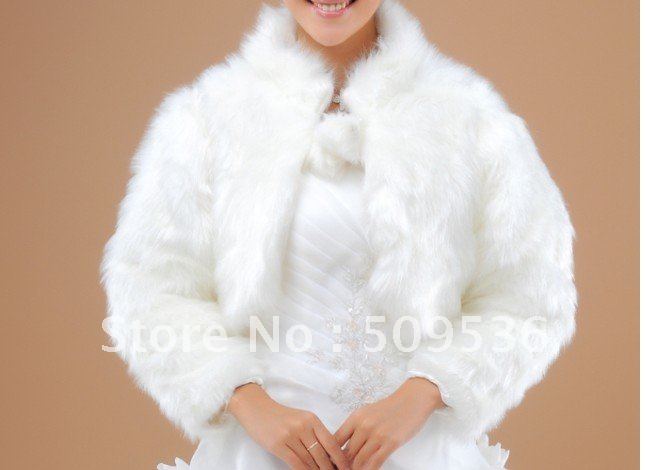 new Long sleeve shawl bride shawl wool shawl nuptial dress formal clothes fitting in the winter no longer cold PJ