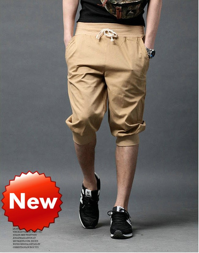NEW Men Women Unisex Casual Atheletic Sporty Baggy Harem Capri Pirate Shorts Short Pants Trousers Joggers Bottoms Free Shipping