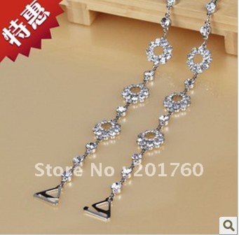 New metal crystal Big Double crystal straps Bra Tape Bra Shoulder Straps MIX order