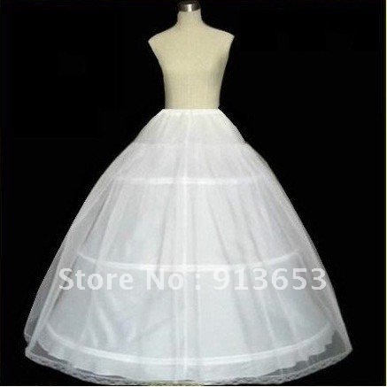 NEW Petticoat Crinoline 3-Hoop-1Layer BRIDAL dress PETTICOAT/CRINOLINE UNDERSKIRT Bridal Accessories