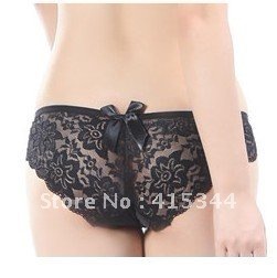 New production Women sexy   briefs arrival  ,  lovely   Bow design ,lace  for  lovers    ! Free shipping+Good price