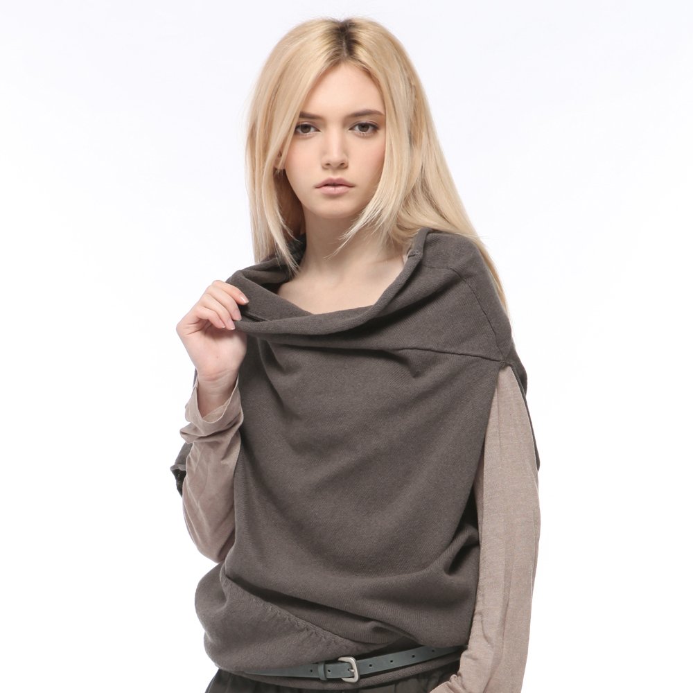 New! quality! Ein autumn women's all-match personality short-sleeve sweater irregular sweater 1-k13231 ,sex actractive