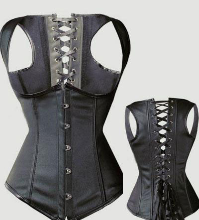 new sexy lace up back corset bustier with mini skirt and thong 8229