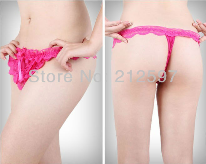 New Sexy Mash Swarovski Crystal Lace TRANCA THONG Underwear Lingerie