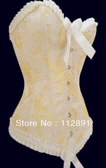 New sexy satin with print corset busiter underwear lingerie factory supplier S-2XL M0175