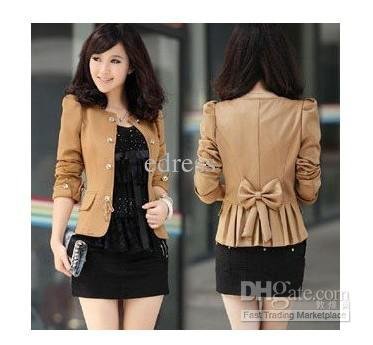 New Spring Fashion Women Slim fit Business Puffy Sleeves Suit Blazer Jacket Coat