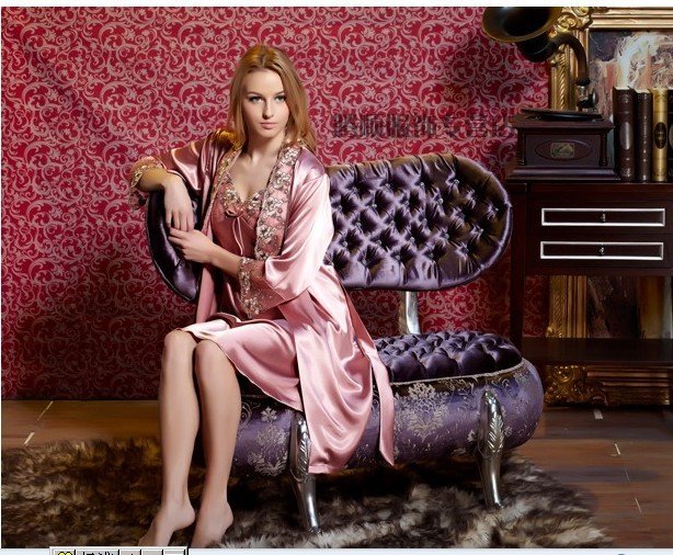 New spring harness pajamas anti-silk ladies tracksuit sleep clothing piece