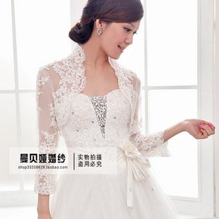 New style  Bridal Wraps lace Applique  Wedding Dresses