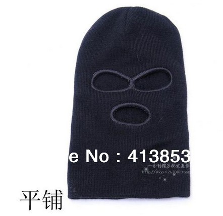 New style CS field mask with three eyes Keep warm Riding Knitting cap