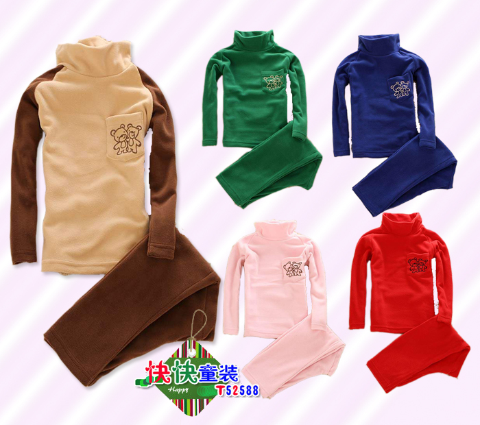 New style eco-friendly set thermal basic shirt pants underwear short in size ,