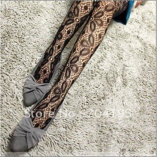 New Style  net stocking 2013 Fashion Women Sun Flower Mesh Pantyhose