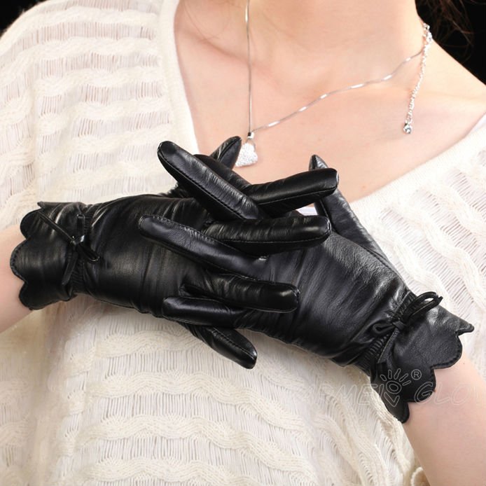 New Style,Nice Design,Fashion Leather Gloves Ladies