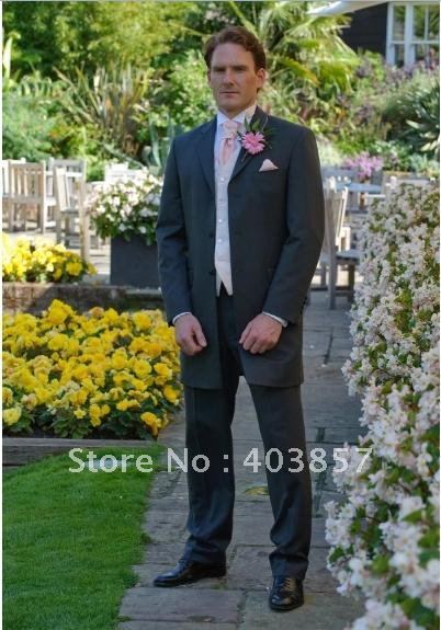 New Style Wedding Suits  Accept Custom Wedding Suits  Formal Wedding Suits  Notch Lapel   Three Button Suits   Black 268
