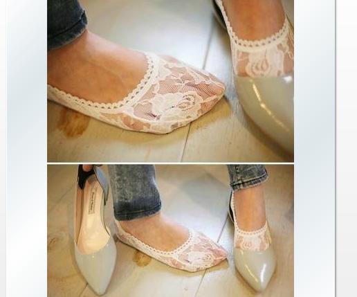 New summer candy color invisible boat socks the mesh yarn flowers thin models lace socks 12 pairs a dozen