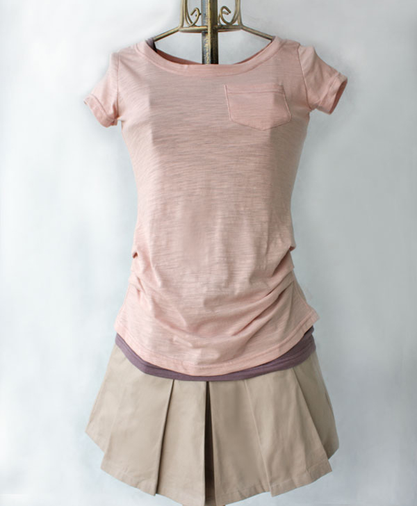 New Summer new arrival  o-neck short-sleeve ol set short skirt top spaghetti strap set Free shipping