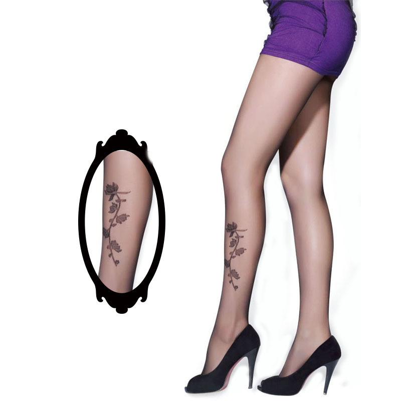 New tattoo sexy leggings anti-snagging Seamless pantyhose T file free shipping