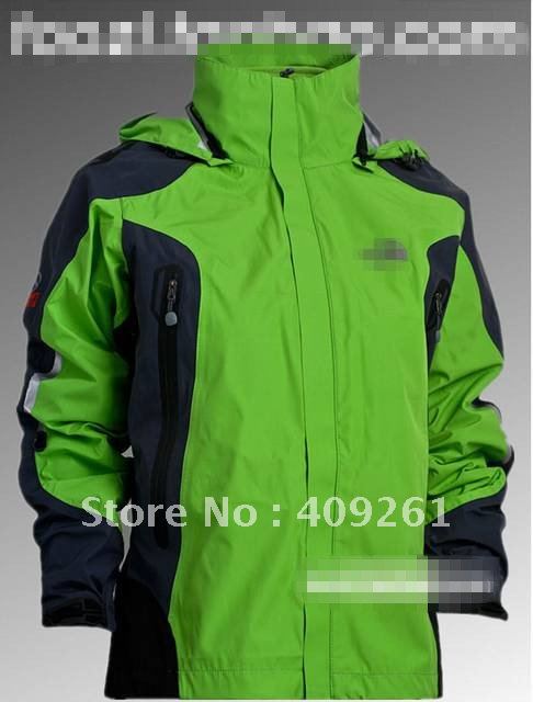 new  woman Original  Winter Three layer pressure glue   Fleeces lining + hood +  jacket , anorak breathable,windproof,coat