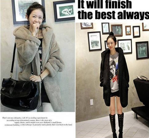 New Women Fashion Cardigan Hooded Hoodie Outerwear Jacket Coat free shipping
