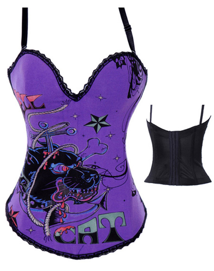New Women intimates Free Shipping Satin Sexy Lingerie Corset 3305