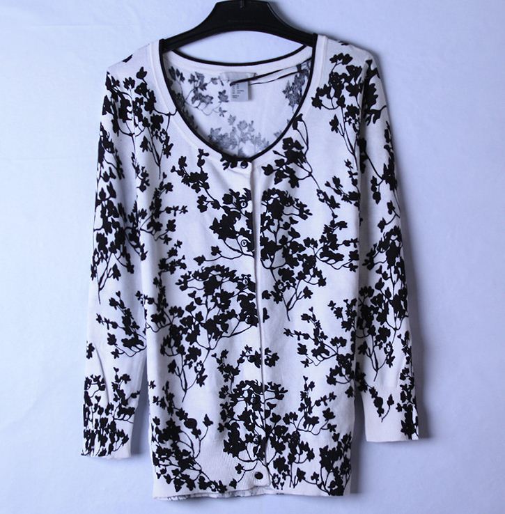 NEW  Women's Fashion long sleeve hollow out cardigan bottoming shirt free shipping