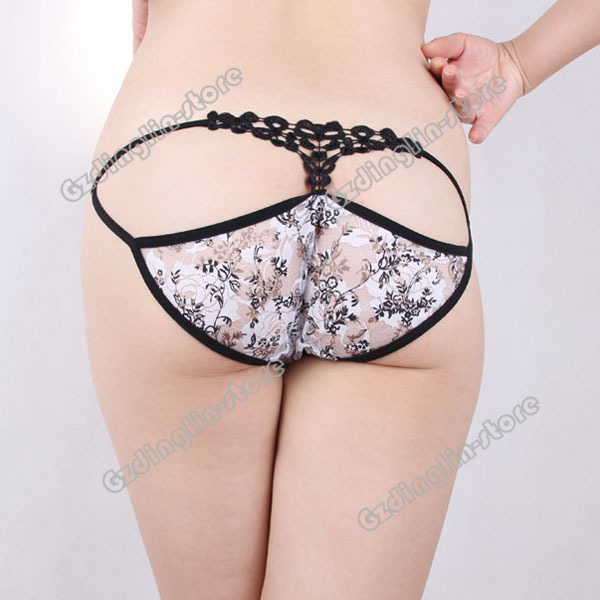 New Women's Ladies Hollow Out Mesh Sexy Panties Briefs Knickers Underwear Thong Free Shipping NY028