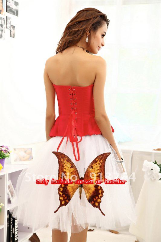 New Women Sexy Strapless Bustier Mini Dress Clubwear Corset Lingerie Sexy Underwear Free Shipping 973R