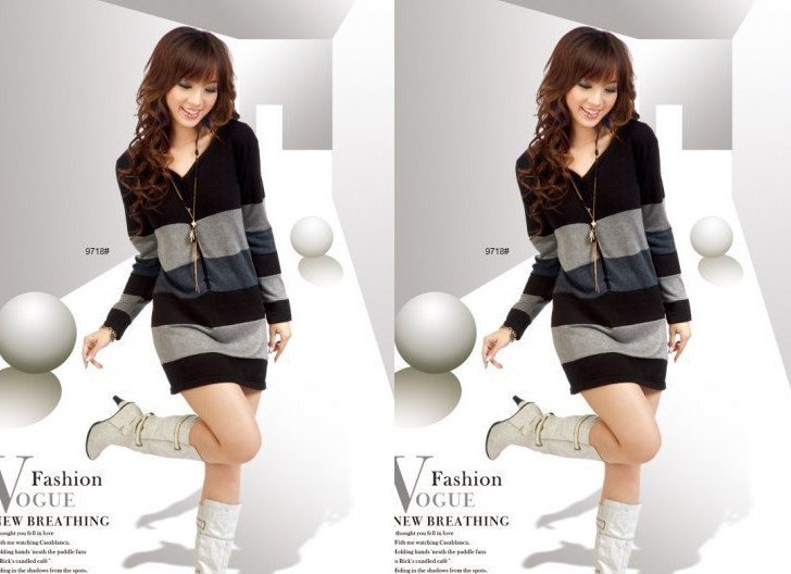 New Womens Korea Casual Color Sweater Knitwear Top   D95-314