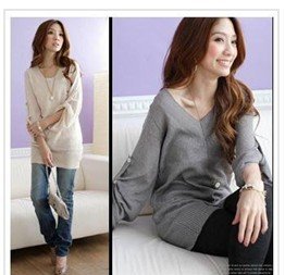 New Womens Korea Casual Color Sweater Knitwear Top   D95