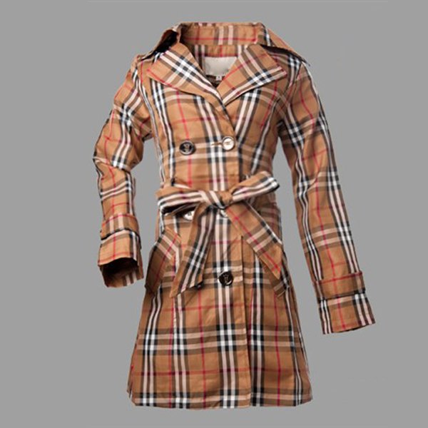 New Womens Long Sleeve Slim-fit Plaid Windbreaker Jacket Coat SIZE M/L/XL/XXL 902058-FZ-8021-2