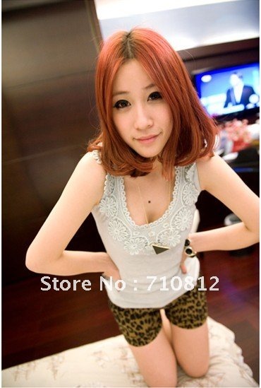 New year 2012, Europe and the United States perfect Fashion Lace Crochet stretch vest