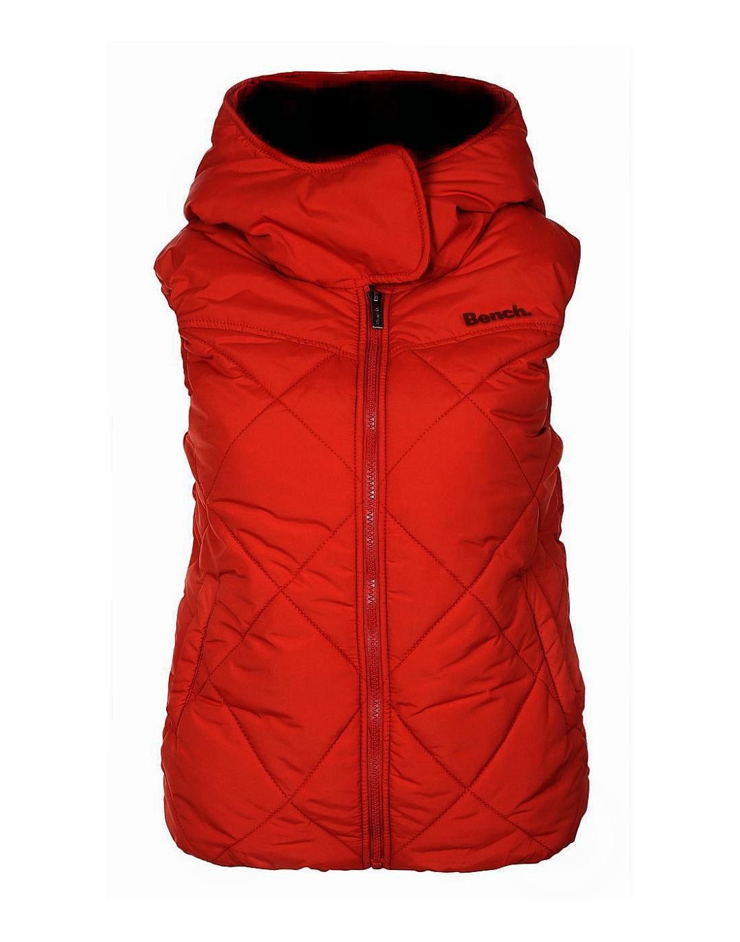 New Yoga Brand Lady Bench. BBQ Red Sleeveless Hoodies Jacket Cotton-padded Top Coat Bench. Zipper Winter Coat Size XS S M L XL